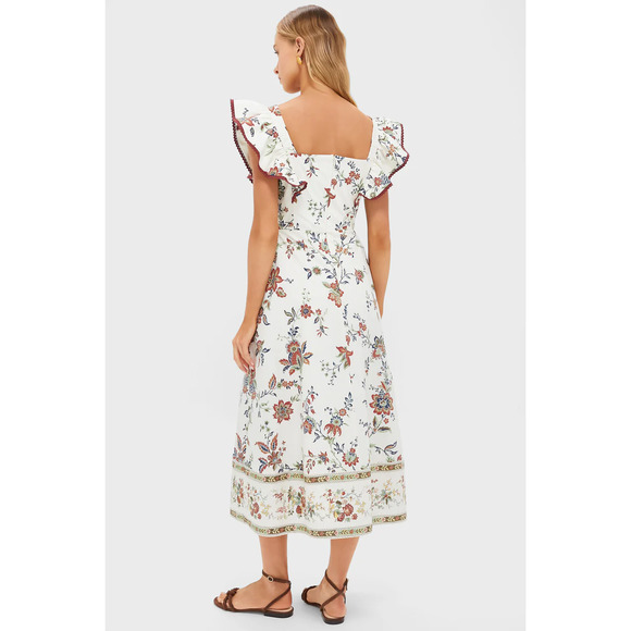 NWT Tuckernuck x Studio McGee Terracotta Cotton Nora Dress Red Chintz Size Small - Picture 5 of 16